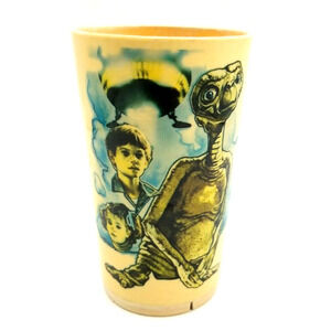 ET Juice Cup Vintage 1982 Deka The Extraterrestrial 12 Ounce Capacity